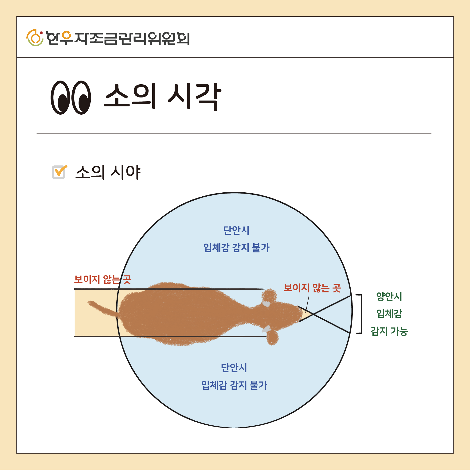 소의 다섯가지 감각